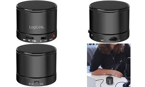 LogiLink Bluetooth Lautsprecher mit MP3-Player & FM Radio