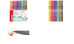 Kores Fineliner "K-Liner", Strichstärke: 0,4 mm, 12er Etui