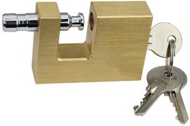 BRÜDER MANNESMANN Bolzenschloss, (B)60 mm, aus Messing