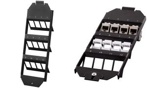 LogiLink Bodentankhalter, 4-fach, für 12 Keystone Module