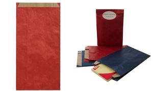 APLI Geschenkumschläge - aus Kraftpapier, groß, rot
