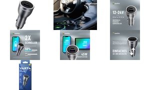 VARTA KFZ-Ladegerät "Car Charger", 1x USB-A / 1x USB-C