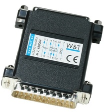 W&T Optischer Isolator RS232 - 4 KV, 0 - 115.200 Baud