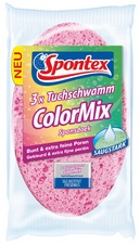 Spontex Tuchschwamm ColorMix, 3er Pack