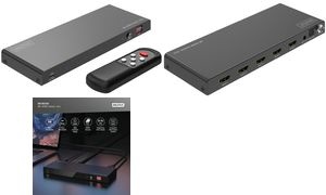 DIGITUS 8K HDMI Switch, 4x1, schwarz