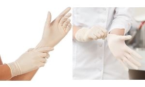 HYGOSTAR Latex-Handschuh Sense, S, natur, puderfrei