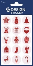 ZDesign Weihnachts-Sticker "Glossy Zeichen"