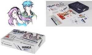 Clairefontaine Manga-Set ADDICT, 6-teilig