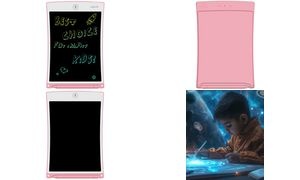 LogiLink LCD Kinderschreib- & Maltafel, 8,5 Zoll, pink