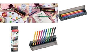 STABILO Fasermaler Pen 68, 10er Click Set