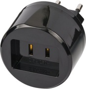 brennenstuhl Reisestecker USA / Eurostecker, schwarz