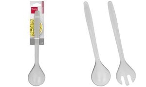 metaltex Salatbesteck, aus Acryl, Länge: 280 mm, 2-teilig
