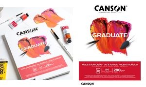 CANSON Studienblock GRADUATE HUILE & ACRYLIQUE, DIN A3