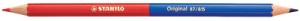 STABILO Lehrerbuntstift Original, sechseckig, rot/blau