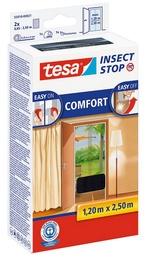 tesa Fliegengitter COMFORT für Türen, 2 x je 0,65 m x 2,50 m