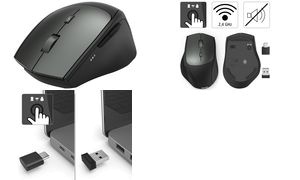 hama Optische Funk Maus "MW-600", kabellos, schwarz