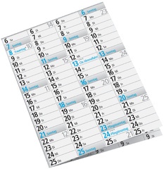rido idé Wandkalender Plakatkalender, 700 x 470 mm, gefalzt
