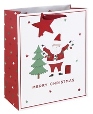 Clairefontaine Weihnachts-Geschenktüte "Merry Xmas", mittel