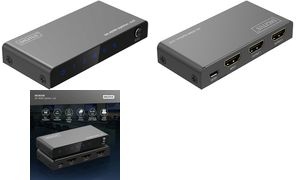 DIGITUS 4K HDMI Splitter, 1x2, 4K/60Hz, schwarz