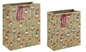 Clairefontaine Weihnachts-Geschenktüte "Gnome", mittel