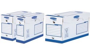 Fellowes BANKERS BOX Basic Archiv-Schachtel Heavy Duty, blau