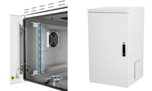 DIGITUS 19" Wandverteiler Outdoor, 7 HE, (B)600 x (T)600 mm
