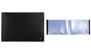 EXACOMPTA Sichtbuch Opak, DIN A3 quer, PP, schwarz