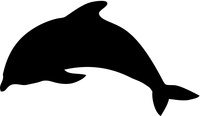 Securit Kreidetafel SILHOUETTE "Delfin"