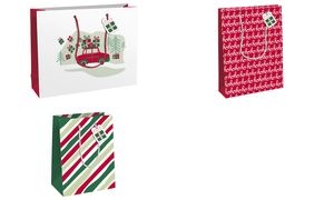 Clairefontaine Weihnachts-Geschenktüte "Hohoho", mittel