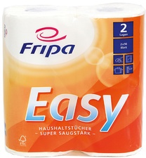 Fripa Küchenrolle Easy, 2-lagig, hochweiß