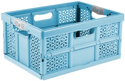 keeeper Profi-Klappbox "eco lea", 32 Liter, sky blue