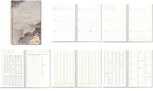 Häfft Schulstuff Schülerkalender "Grey Marble", 2026/2027