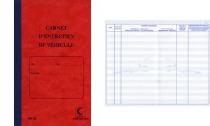 ELVE Carnet d'entretien de véhicule, 32 pages