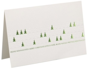 RÖMERTURM Weihnachtskarte "Waldweihnacht"