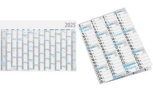 rido idé Plakatkalender, 1.020 x 680 mm, gefalzt, 2025