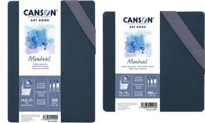 CANSON Skizzenbuch ART BOOK Montval Akkordeon, 150 x 150 mm