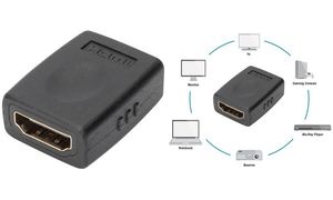 DIGITUS HDMI Adapter, HDMI-A Kupplungen, schwarz