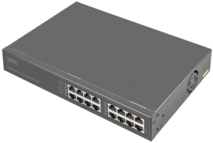 DIGITUS Gigabit Ethernet PoE Injektor, 8-Port, 802.3bt, 250W