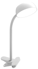 UNiLUX LED-Klemmleuchte SAMY, flexibler Arm, weiß