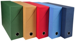 EXACOMPTA Archivbox, DIN A4, Karton, 90 mm, grau