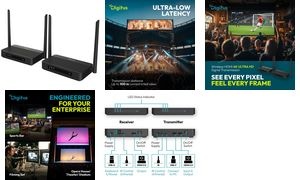 DIGITUS 4K Wireless HDMI KVM Extender Set, 100 m, 4K/60Hz