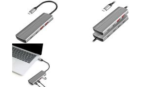 LogiLink USB 3.2 Ultra-Slim-Hub, 7-Port, 2x USB-A, 5x USB-C