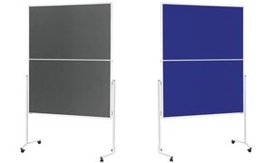 magnetoplan Moderationstafel, (B)1.200 x (H)1.500 mm, grau