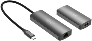 DIGITUS 4K Video Extender, USB-C - HDMI, 30 m