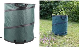 EDA Gartensack POP UP, 117 Liter, aus Polyester, dunkelgrün