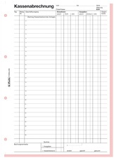 herlitz Formularbuch "Kassenabrechnung 502", DIN A4