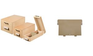 HAN Stützplatte für Holz-Karteikästen und -tröge A7 quer
