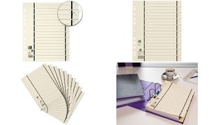 Oxford Trennblätter mit Perforation, DIN A4 Überbreite