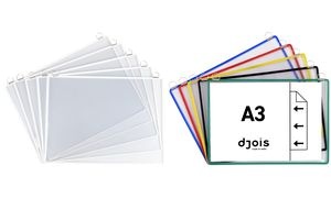 djois by tarifold Hängetafel DIN A3 quer, weiß