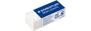 STAEDTLER Kunststoff-Radierer Mars plastic mini, weiß